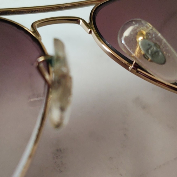 Gold Trimmed Ray Bans - Picture 5 of 9